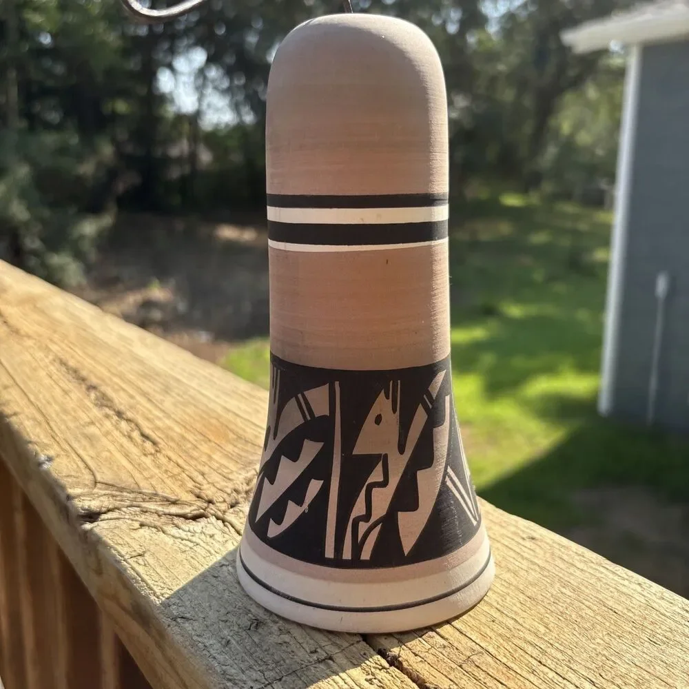 VTG Native American Hand Made Clay Wind Chime